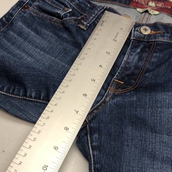 VINTAGE LUCKY BRAND CHARLIE SKINNY JEANS 4/27x30 🍀 - Picture 7 of 12